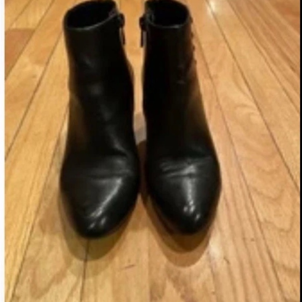 Coach Elegant Black Ankle Boots
